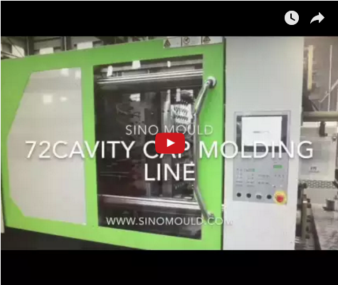 72cavity cap mold running on Dakumar injection machine