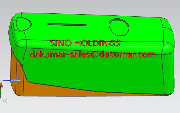 Foam soap dispenser injection molding set